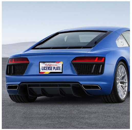 German Flag Germany Personalise License Plate Frame Car License Plate Stainless Steel Accessory License Plate Decorative with 2