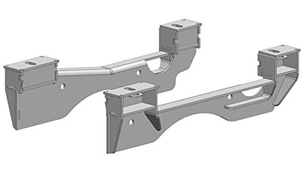 Pullrite 2766 Isr Series Custom Mounting Kit - 2017 Ford F250/F350 With Aluminum Bed