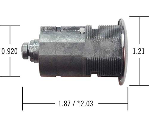 Bolt 692918 Replacement Toolbox Lock Cylinder With Gm Early Model Keys - Only Works With Bolt Toolbox Retrofit Kit #7022696