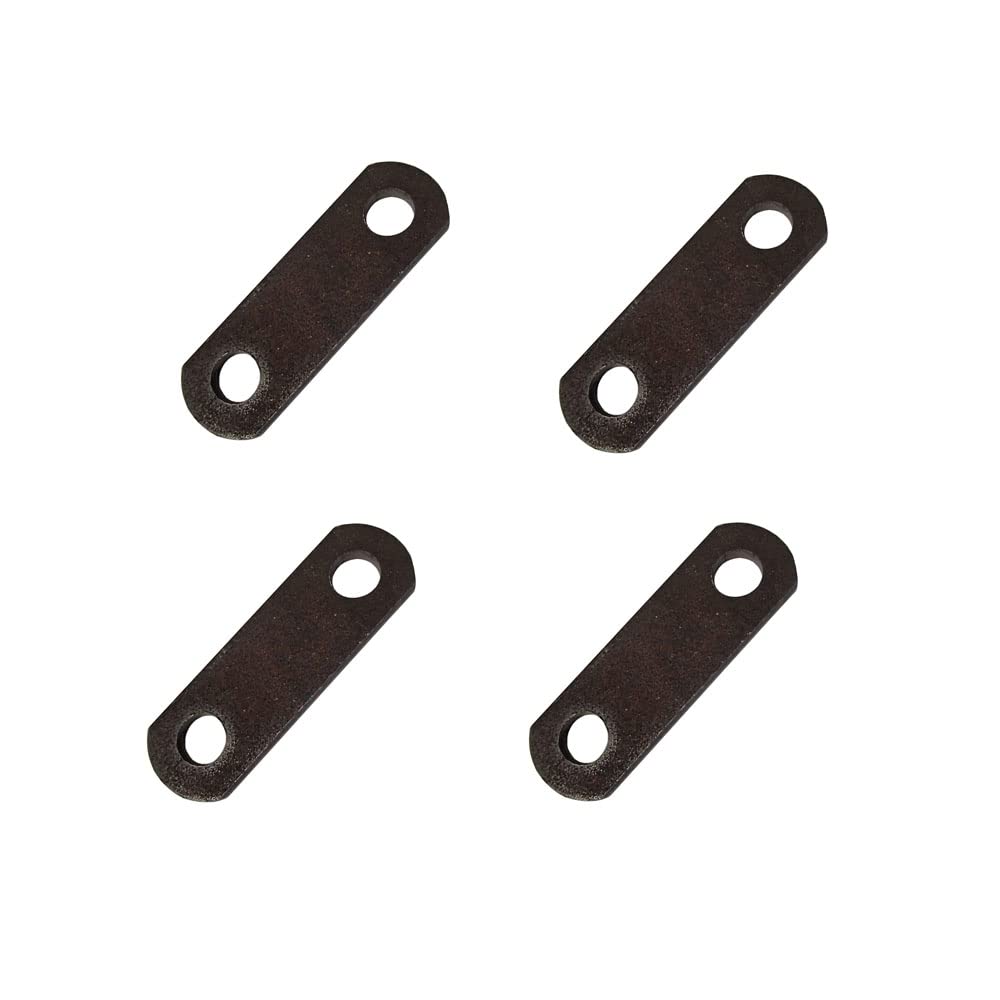 Set Of Four (4) 2-5/8' Leaf Spring Trailer Shackle Strap With 9/16' Hole Diameter