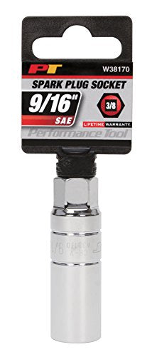 Performance Tool W38164 3/8'' Dr 13/16'' Spark Plug Socket