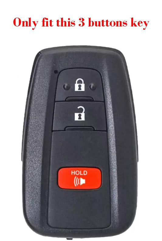 Sport Racing Stripes Key Fob Cover for Toyota TRD 4Runner Corolla GR RAV4 Highlander CHR RAV4 Camry Prius Prado Highlander Prime