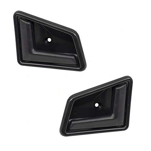 AutoandArt Brock Replacement Pair Set Inside Door Handles Textured Compatible with 4 Door Sidekick Tracker 8313056B015ES 83140-56B01-5ES
