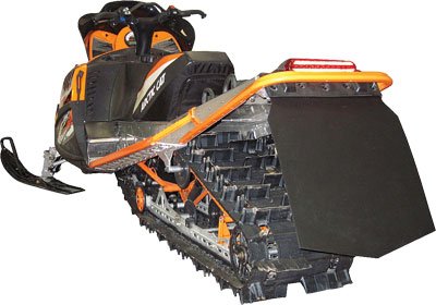 Proven Design Sf-012Pcpb Snowmobile Mud Flap Arctic Cat Pro Climb 2012-2012 Plain Black Snow Flap