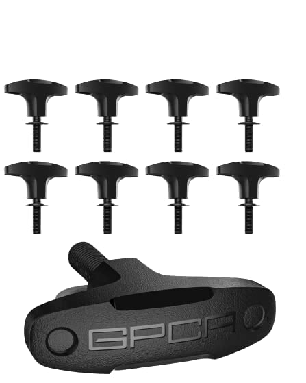 GPCA - Quick-Release Tie Down Anchor/T-Handle M8 25mm for Fast Bronco Top Removal Lift, Truck Tie Downs Anchor, Ford Bronco Acce