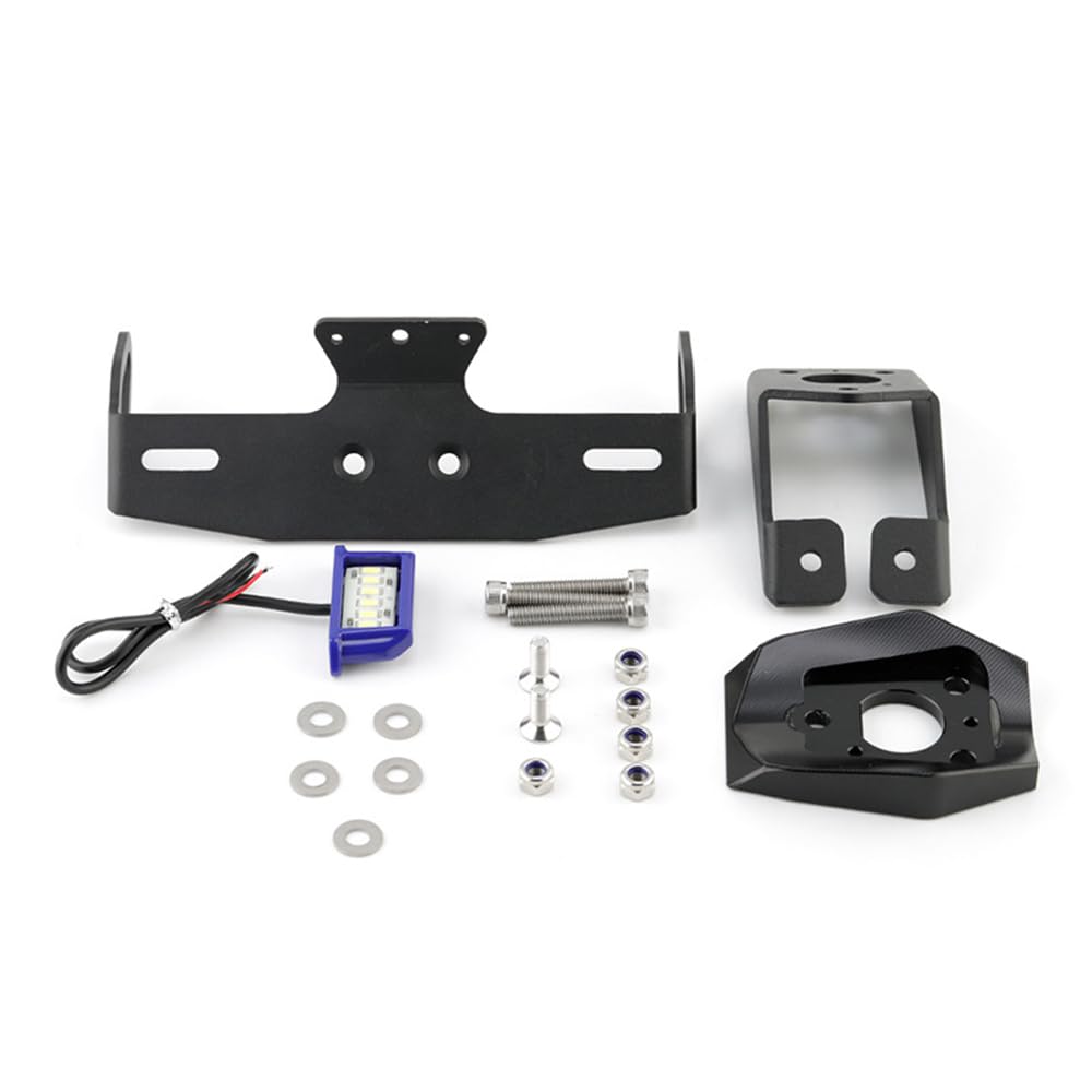 License Plate Holder, For YAMAHA YZF R1 R1-M 2015-2023 / R1-S 2016-2023, Fender Eliminator with LED License Plate Lights and Tur