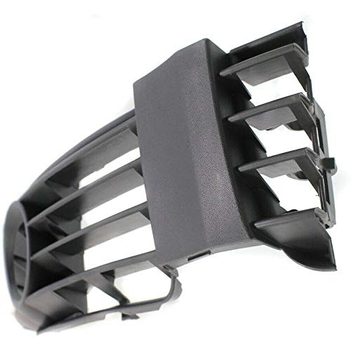 DAT AUTO PARTS Front Right Passenger Side Fog Light Bezel Grille Bumper Insert Replacement For 2001-2005 Volkswagen Passat Black Textured VW1039105 3B0853666LB41