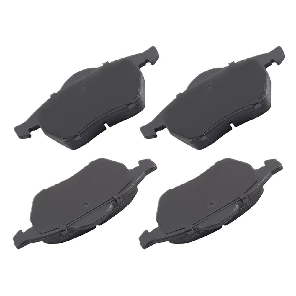 Cciyu D840 Front Semi-Metallic Disc Brake Pads Kit For Audi A4 1999-2008,For Audi A4 Quattro 1999-2006,For Audi A6 1998-2004,For