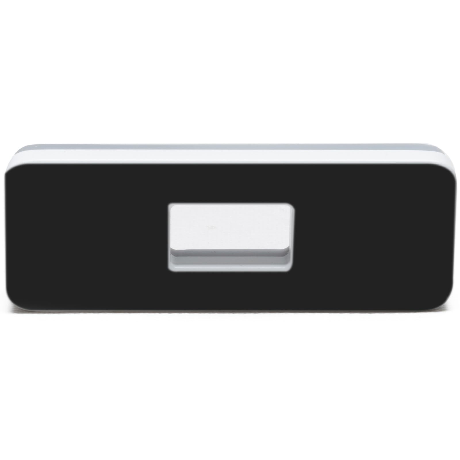 Oracle Lighting 3140-A-001 Single Universal Illuminated White Led Letter O With Matte Black Finish Letter Badge - Sleek Design - Customized High-End Appearance