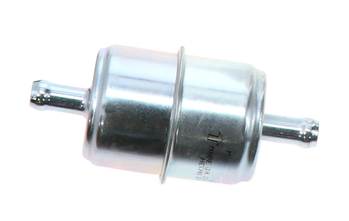 Wix 33033 Universal In-Line Fuel Filter With 3/8 Clamp-On Inlet/Outlet, Max Pressure 60-Psi