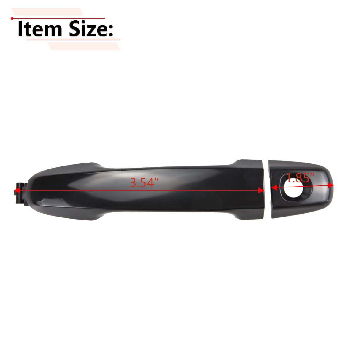 RLB-HILON 1Set Exterior Door Handle Compatible with Toyota Camry 2012 2013 2014 2015 2016 2017 Year
