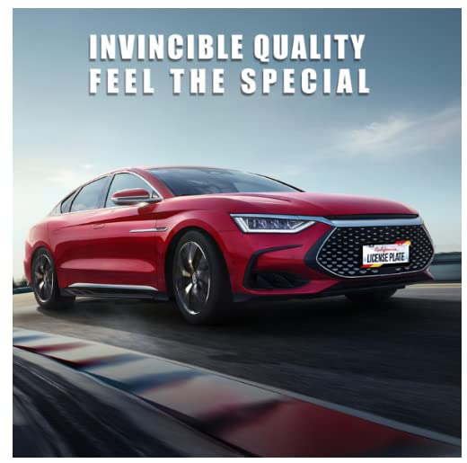 German Flag Germany Personalise License Plate Frame Car License Plate Stainless Steel Accessory License Plate Decorative with 2