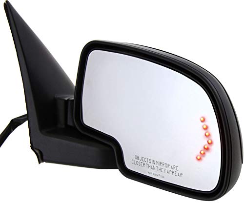 Kool Vue Right Power Heated Mirror for Chevrolet Silverado 1500 Tahoe 2003-2006 Manual Fold With Signal Light & Puddle Lamp; Wit