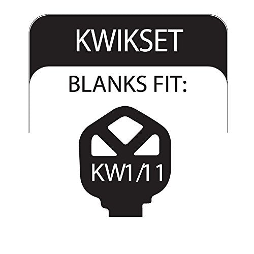Lucky Line Key Shapes, Lollipop, House Key Blank, Kw1/11, 1 Key (B140K)