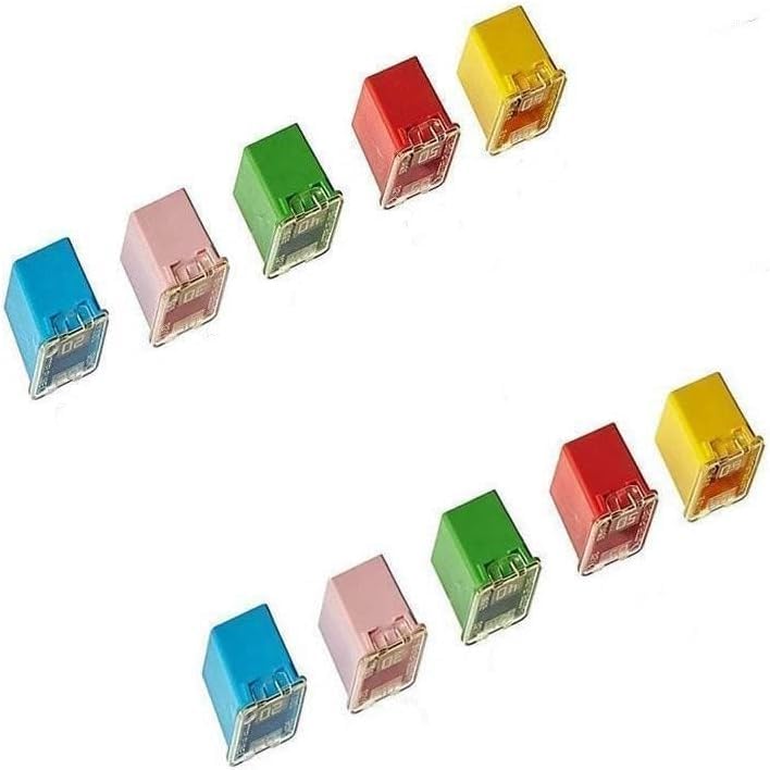 Jcase Fuse Kit Mini Jcase Fuse Assortment Low Profile 20A 30A 40A 50A 60A Fit For Ford Chevy/Gm Nissan And Toyota Pickup Trucks