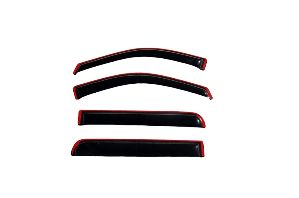 Auto Ventshade [AVS] In-Channel Ventvisor / Rain Guards | Fits 2004 - 2008 Ford F-150 SuperCrew, 2006 - 2008 Lincoln Mark LT Cre