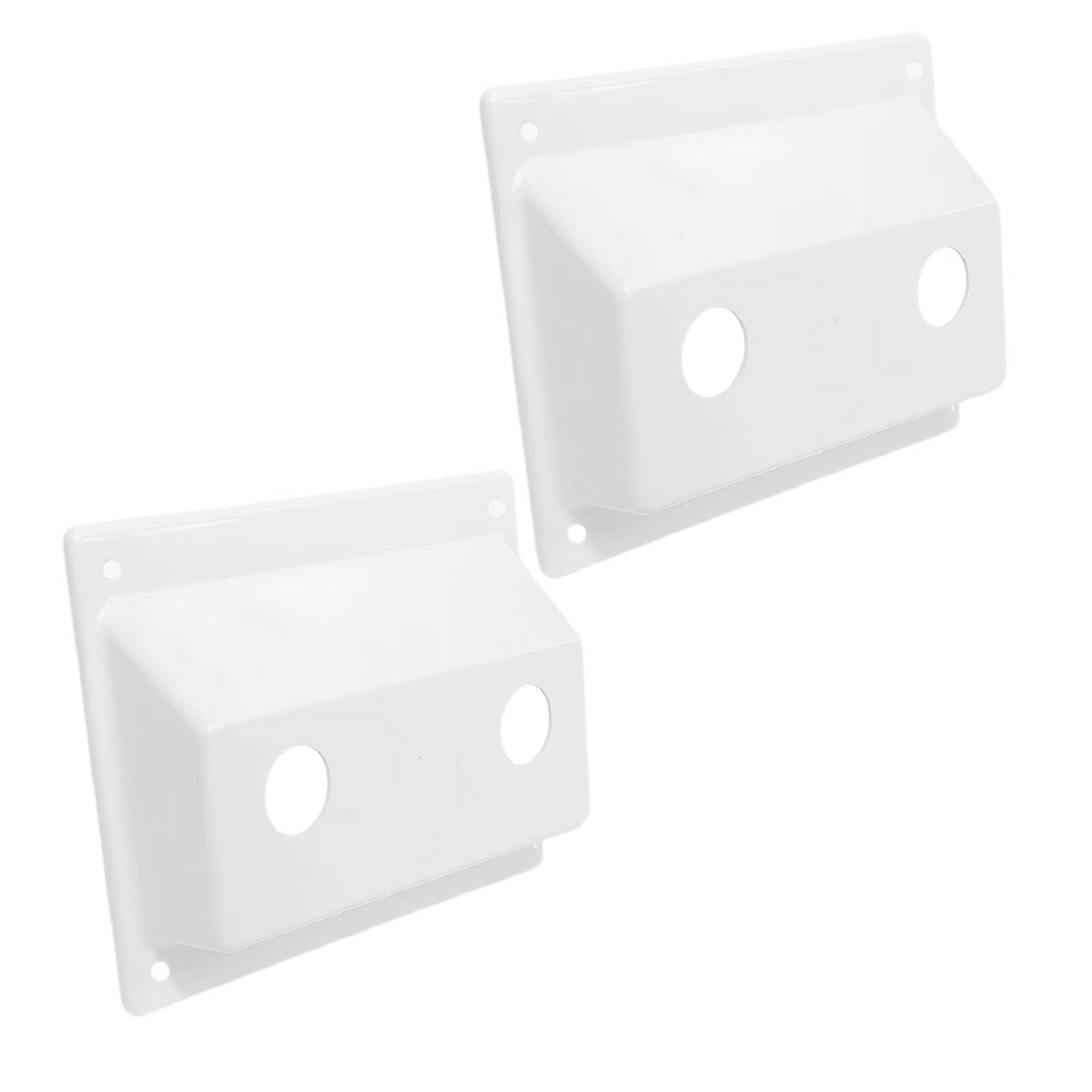 CAMGJORT 2 PCS Faucet Bezel Stand Off Faucet Cover Mounting Kit for RV Camper Motorhome Shower Stand Off Bezel Plate Replacement