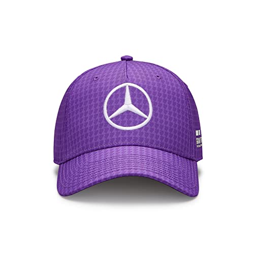 Mercedes Amg Petronas Formula One Team - 2023 Lewis Hamilton Driver Hat - Purple - Unisex - Size: One Size