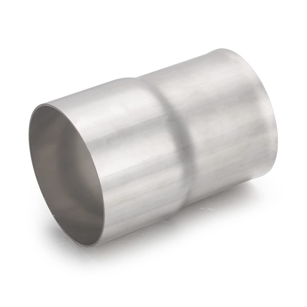 A-KARCK 2.75 ID to 3 OD Exhaust Adapter Connector, Universal 304 Stainless Steel Reducer, Silver, 4 Length