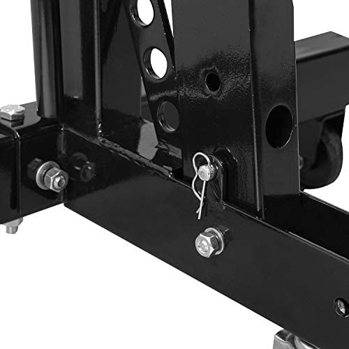 Big Red At26801Br Steel Rotating Wheeled Engine Stand With 360 Degree Adjustable Rotating Head And Folding Frame: 3/4 Ton (1,500 Lb) Capacity, Black