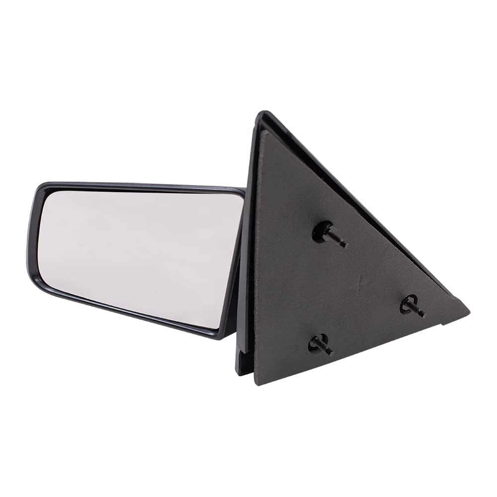 Brock Replacement Driver And Passenger Set Manual Side Door Mirrors Type Textured Compatible With 1994-2004 S10 Sonoma Pickup Tr