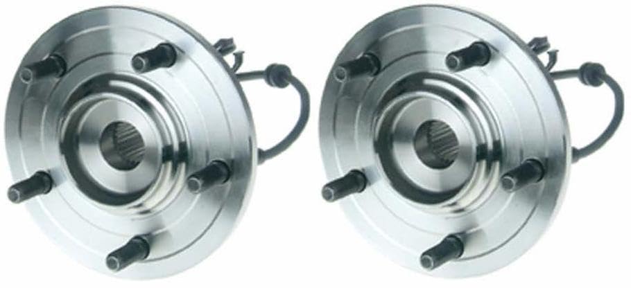 Trq Rear Wheel Hub Bearings Assembly Set Compatible With 2004-2006 Chrysler Pacifica