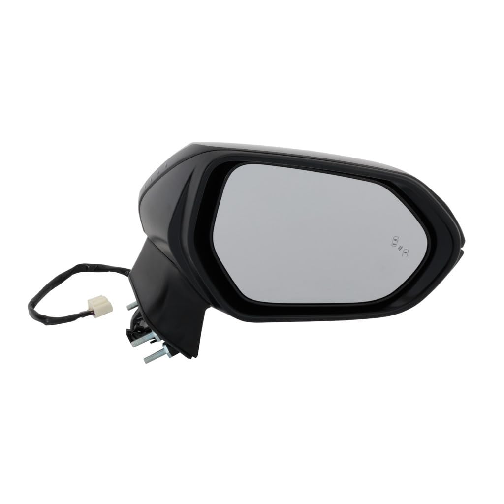 For Toyota Corolla 2020 2021 2022 Door Mirror Assembly Passenger Side | Power | Heated | With Blind Spot Detection | Manual Fold