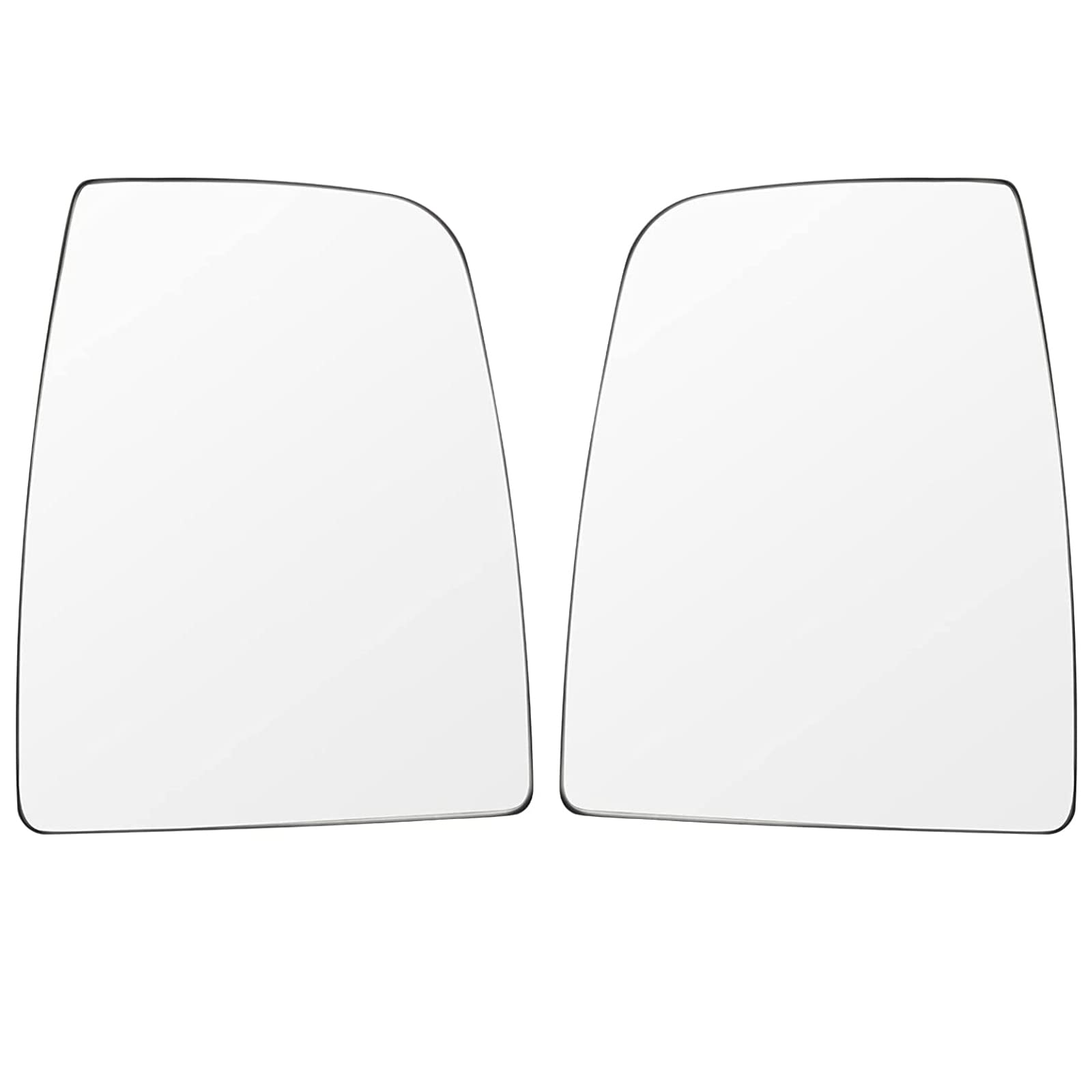 Lhcdqskcw Compatible With 2015-Up Ford Transit T150 T250 T350 Driver Left Side And Passenger Right Side Heated Mirror Glass, Upp