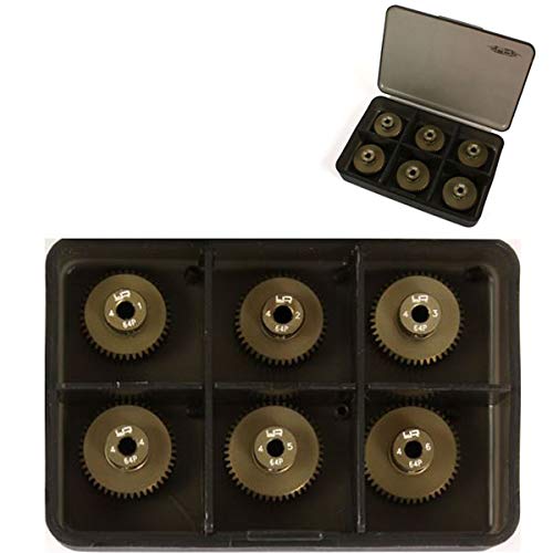 Yeah Racing Mg-64041-046 Pinion Gear Super Hard Combo Set 64P 41T-46T 6Pcs