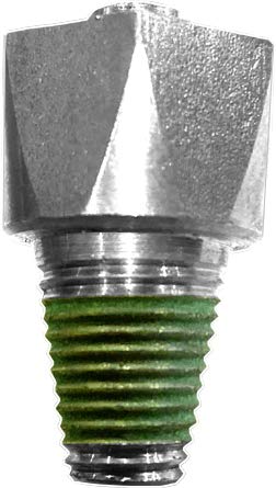 ECO-PLUG - Oil Drain Plug for Damaged Aluminum Oil Pan Tapered Thread Size 12mm-16mm Thread Diameter 3/4'' Short Thread Non-Rece