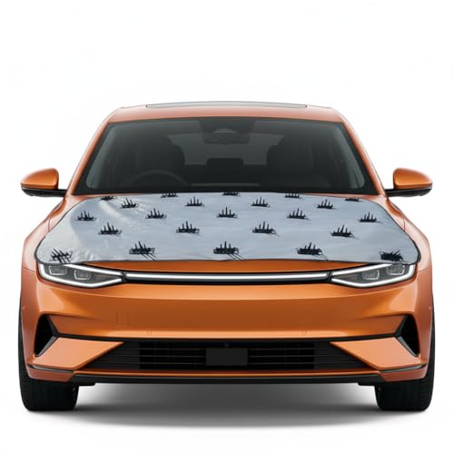 NETYLON Bonnet Spike Car Cover  Durable Animal Scratch and Climb Protection  Dustproof, WeatherResistant Fabric Universal