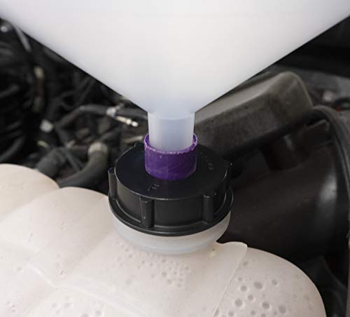 Lisle 24780 Spill Free Funnel With Standard/Gm/Vw/Ford Adapters, Factory