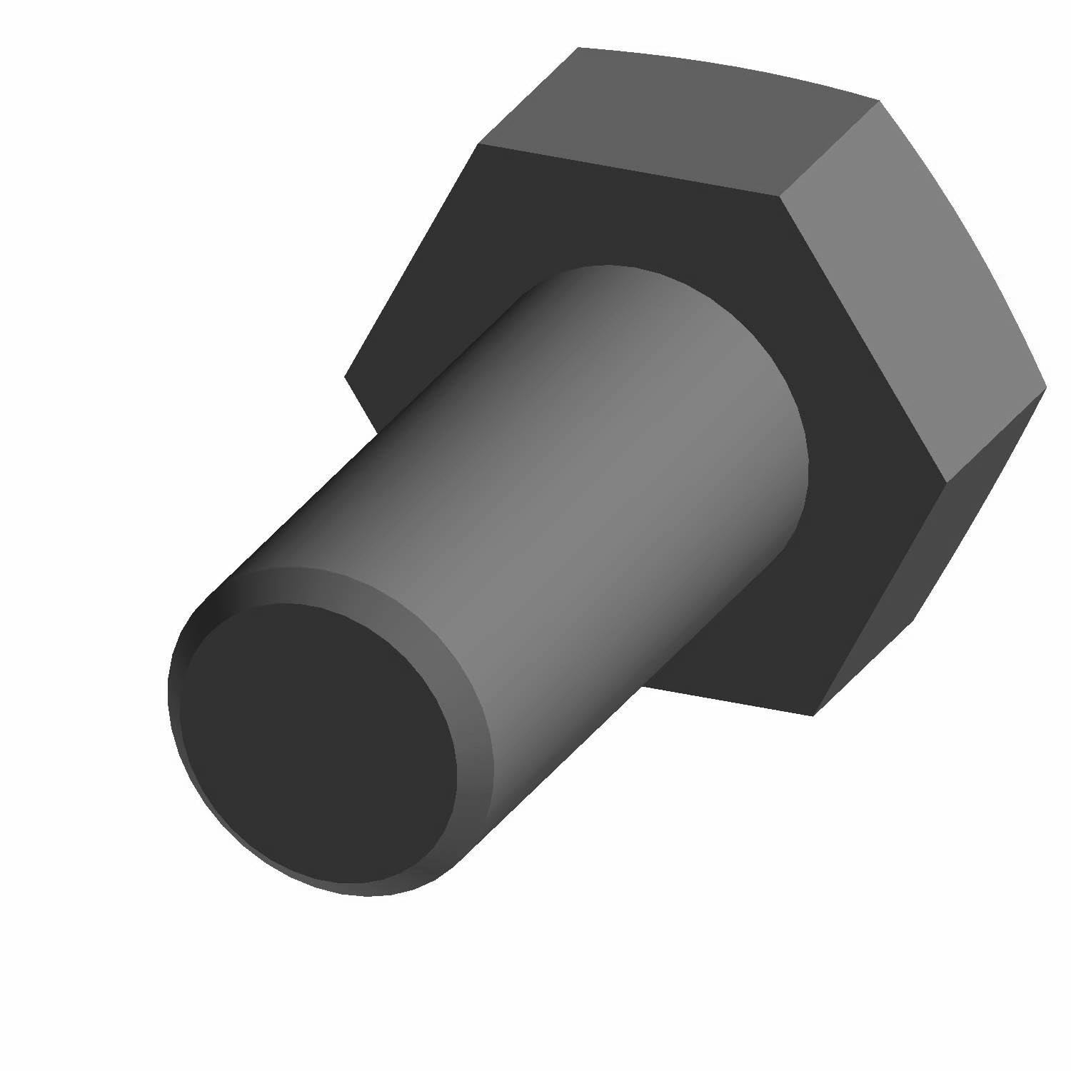 Polaris Snowmobile Hex Head Screw, 10 Mm X 1.25 Mm X 20 Mm, Genuine Oem Part 7519004, Qty 1