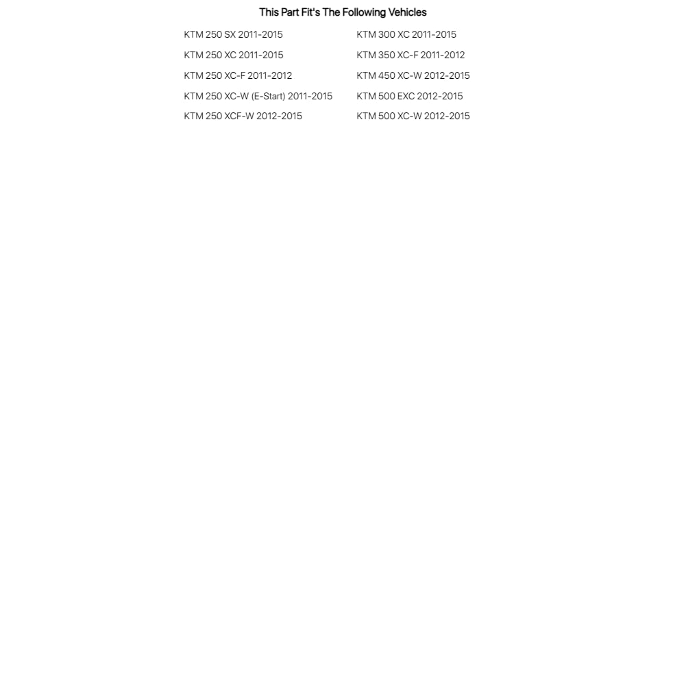 Tusk Kick Starter Anodized Orange For Ktm 250 Sx-F 2009-2010