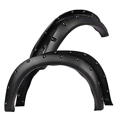 G-PLUS Pocket-Riveted Bolt-On Fender Flares Compatible with Dodge Ram 1500 2009-2018/ Ram 1500 Classic 2019 2020 2021 2022 (Excl
