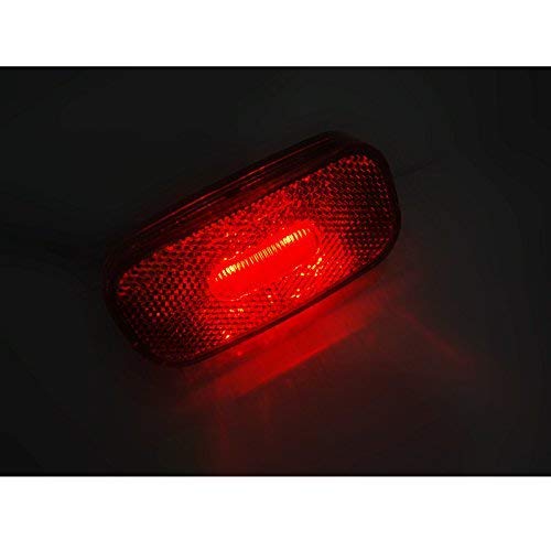 Dream Lighting Led Side Marker Light Automotive Front Rear Clearance Light Indicator Red Lighting For Rv Camper Trailer 3.9 Inch