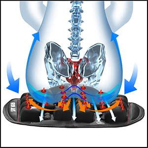 Grapelet Motorcycle Seat Cushion Pressure Relief Hand Press Inflatable Motorcycle Air Seat Pad Shock Absorption Butt Protective Comfortable For Long Rides