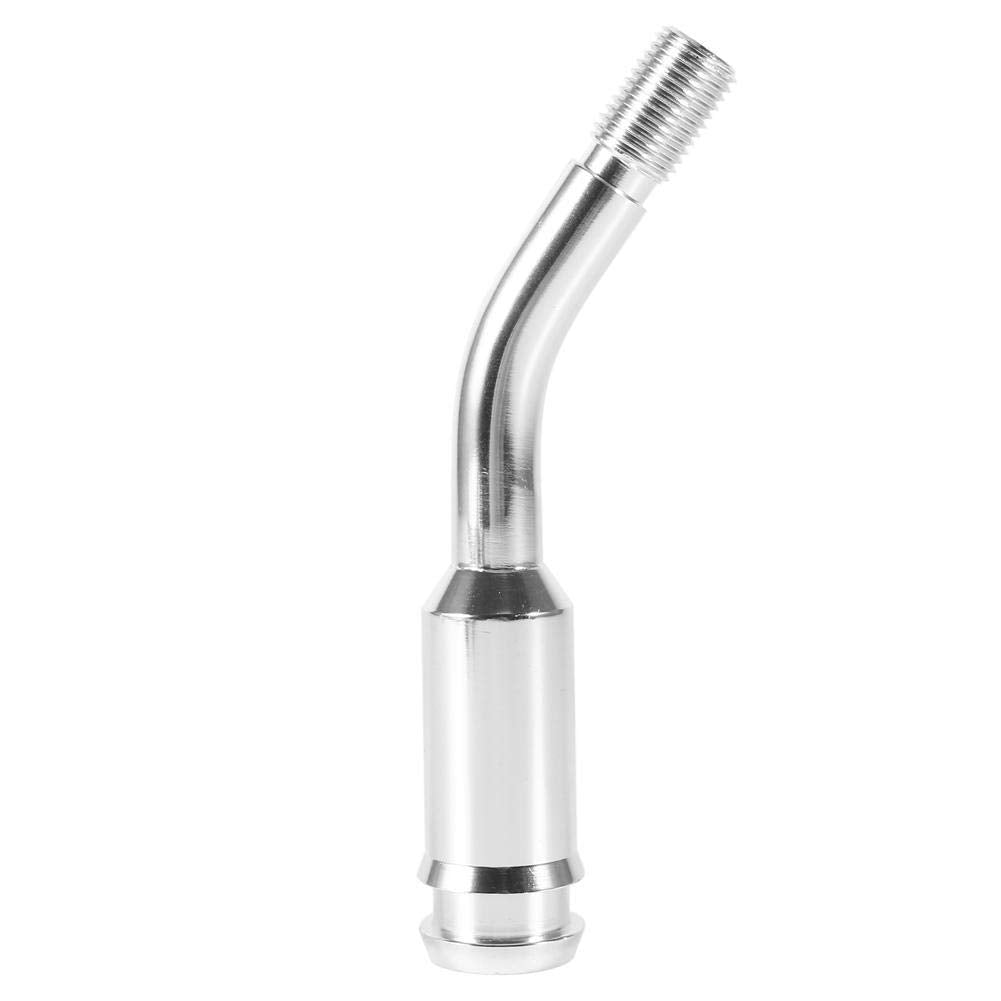 Dweekiy Gear Stick Extension, 5Inch Gear Shifter Stick Lever Bend Extension Shift Knob Extender For T4 Silver