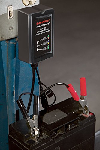 BatteryMINDer 1500: 12 Volt-1.5 AMP Battery Charger, Battery Maintainer, and Battery Desulfator with SmartTECHnology - Designed for Cars, Trucks, Boats, Motorcycles, Snowmobiles, Jet Skis, Golf Carts