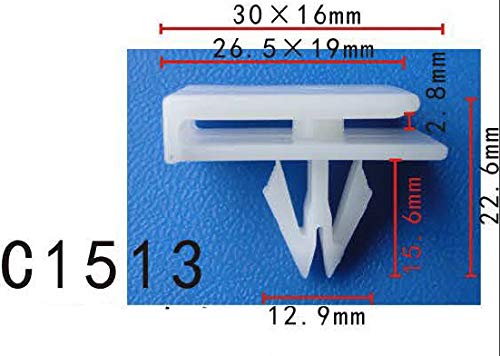 Autobahn88 Retainer Clip For Sill Panel,Rocker Panel, Compatible With Gm (Oem: 22603384) (Pack Of 20)