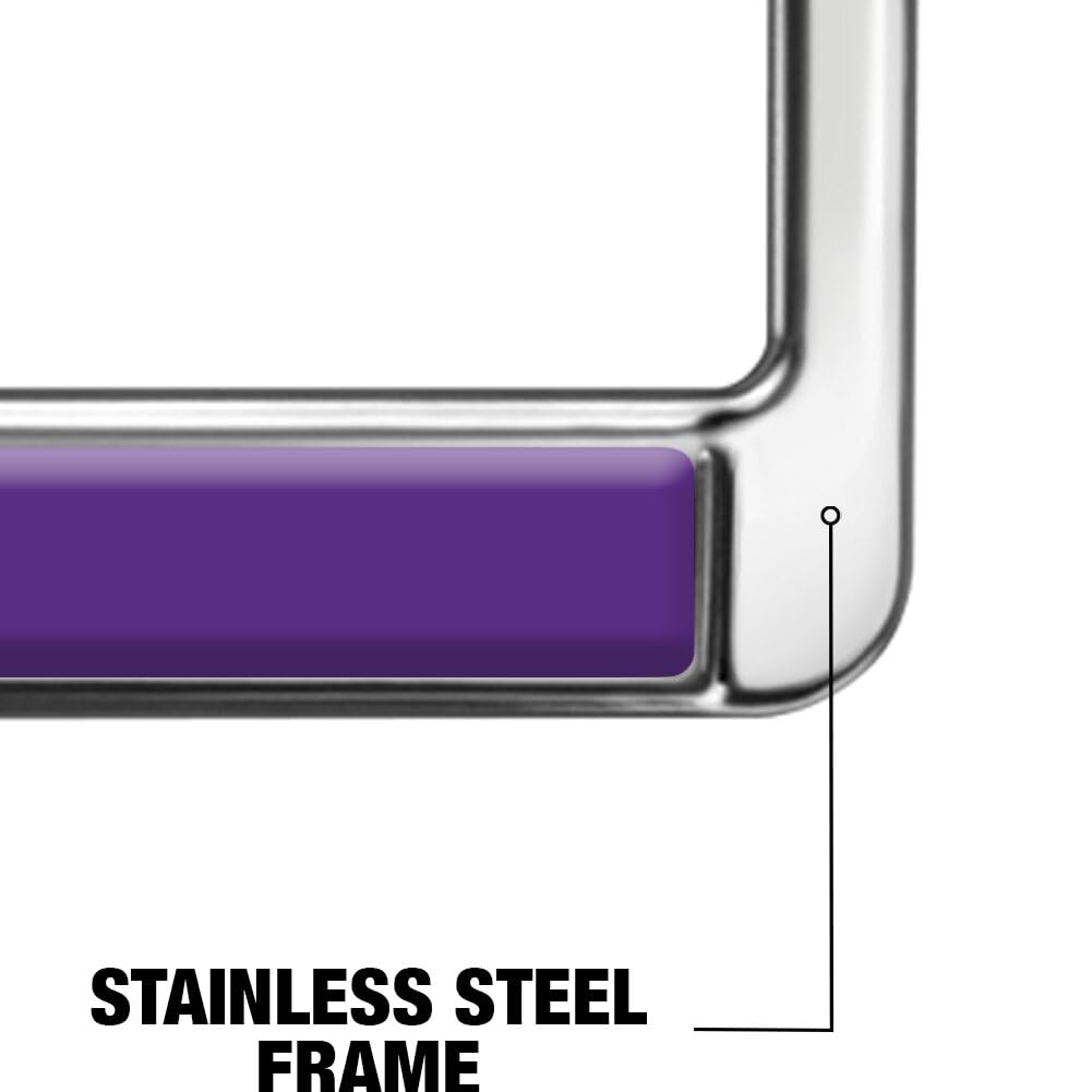 LSU Alumni Logo Full Size Standard License Plate Metal Frame