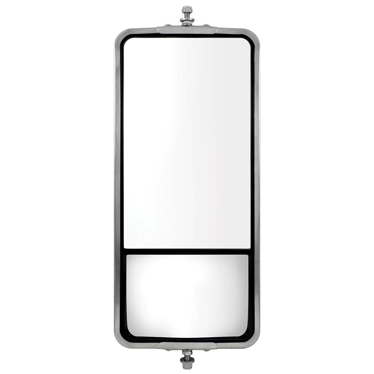 United Pacific 60029 Stainless Steel 7&quot; X 16&quot; West Coast Mirror With Convex Mirror