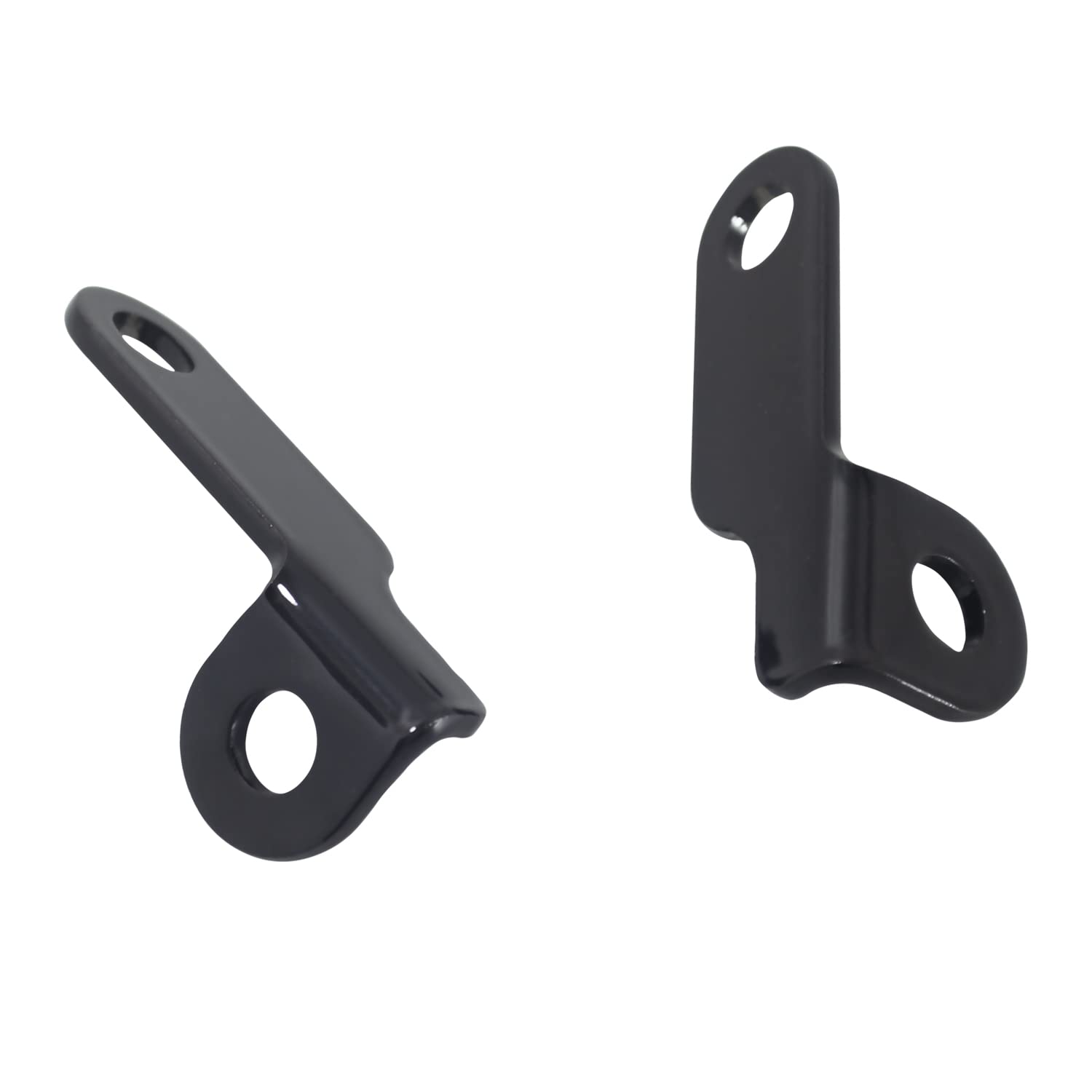 Turn Signal Indicator Relocation Holder Axle Shaft Mount Bracket Compatible With Harley Sportster Xl883 1200 Dyna (Gloss Black)