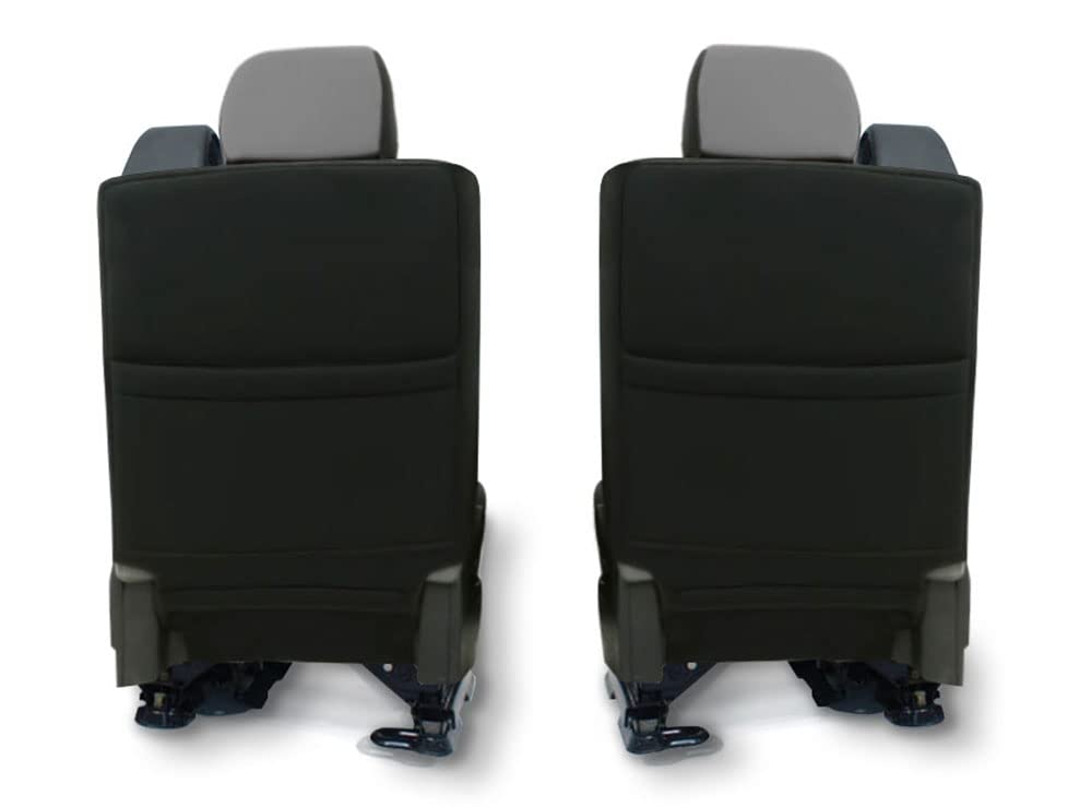 CarsCover Custom Fit 2004-2008 Ford F150 Pickup Truck Neoprene Car Front Seat Covers Gray & Black Sides Driver & Passenger Cover