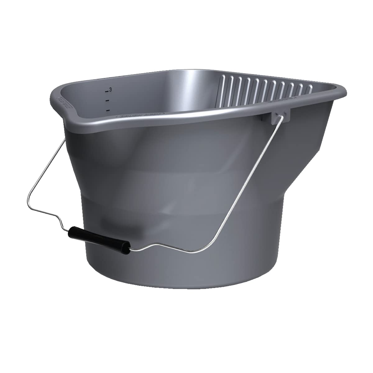 Carrand 94102 Car Wash Bucket (3 Gallon Capacity) , Gray