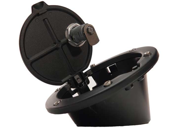 POP & LOCK - Fuel Cover with BOLT Technology for Jeep Wrangler, Fits 2007 to 2018 (Black, PL3000)