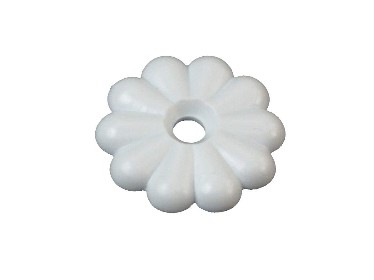 Rv Designer H613, Rosette Washers With #6 Screws, White, Interior Hardware, Small, 14 Per Pack