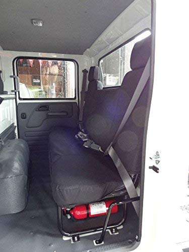 Durafit Seat Covers| Fits 2006-2021 Isuzu NPR | Car Seat Covers Full Set, Front 40/60 Split Bench And Solid Bench Rear Seat | IS