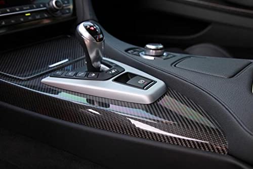 Rockrose 7D Super Glossy Black Carbon Fiber Vinyl Wrap - Anti-Wrinkle, Air Release Automotive Wrap - Diy Decals Self Adhesive Ca