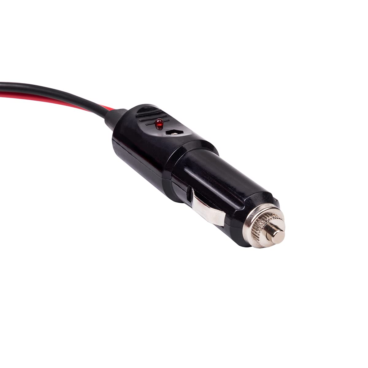YCIND 12AWG 30A Male to Male Cigarette Lighter Adapter Charger Cord with LED Lights, 6FT